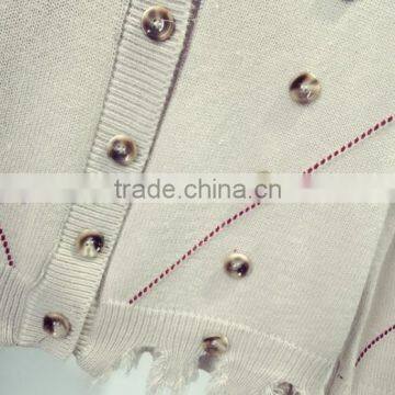 2017 New Spring Korean Sweater Cardigan Long Loose Double-breasted Tassels Knit Sweater photo-6