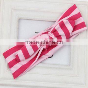 2015 Newest Cotton Baby Knot Headband,Stripe Cotton Headbands photo-4