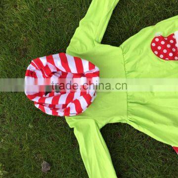 FALL OUTFITS Girls Christmas Pant Sets 3 Pieces Scarf Sets Kids Santa Clothes Kids Green Top Sets Persnickety Girls photo-3