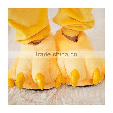 Kids Men Women Animal Monster Feet Slippers Claw Paw Plush Shoes photo-5