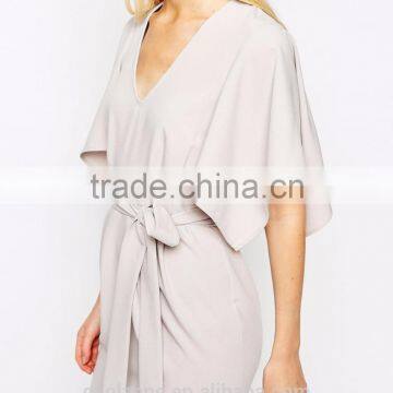 2015 Kimono Sleeve Plus Size Women Clothing Dresses for Women photo-5