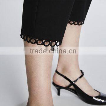 2017 Fashion Circle Hems 3 Quarter Length Ladies Casual Pants photo-5