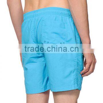 Wholesale Poly Plain Dyed Elastic Shorts Men Beach Swim Men Shorts photo-3