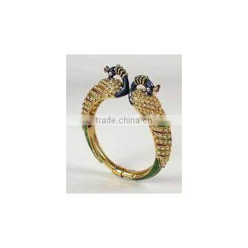 Single Bangle Polki and Kundan model set