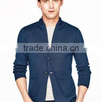 Hot Selling Cool Blue Pocket Button Cardigan Jacket Clothes Men With Best Prices photo-3