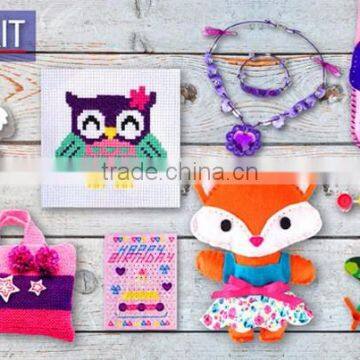 Make Your Pom Pom Animal Doll Handicraft Pompom Doll Animal Craft Toy photo-2