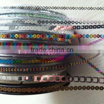 4mm Spangle Pet Sequin Roll Various Colors Variour Shaps photo-2