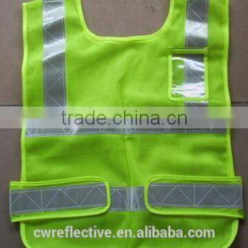 China High Visibility Wholesale Black Security Mesh Reflective Vest photo-6