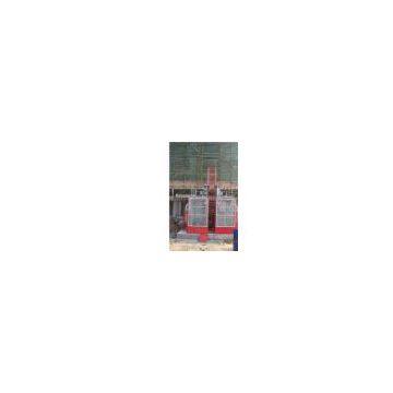 OEM 36 m / min Twin Cage SC200 Construction Hoist Elevator for Building