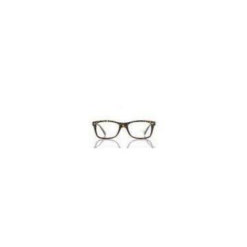 Cellulose Propionate Retro Eyeglass Frames For Mens In Fashion , Black Rectangular Shaped