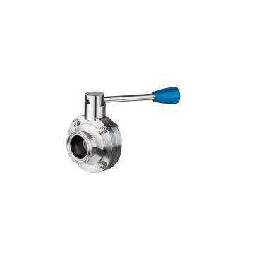 Stainless Steel Sanitary Clamped Butterfly Valve