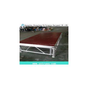 Stage movable Performance Stage flexible Plywood Aluminium Lighitng Stage