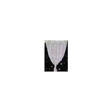 wedding backdrops white color led star curtain