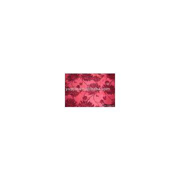 Flocked curtain/cushion/pillow/table cloth fabric