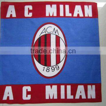 red and blue football design 100% cotton manufacturers