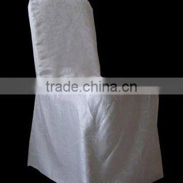 Jacquard chair cover damask wedding chair cover