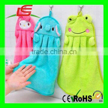 Soft Plush Hanging Cartoon Hand Face Dry Dish Towel Kitchen Bathroom Dishcloth