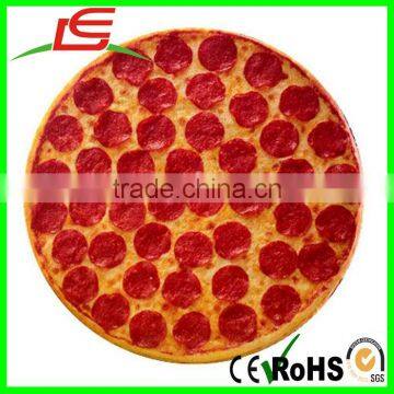 Popular 15x15inch One Side Pizza Food Pillow