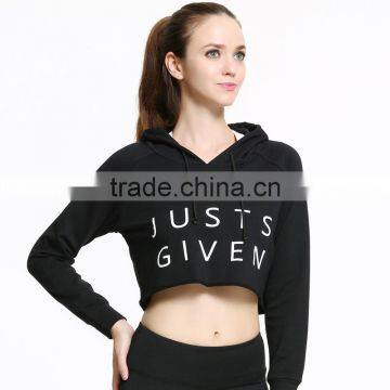 Women Sports Running Yoga Hoddie Long Sleeve Fitness Gym Shirts Tops