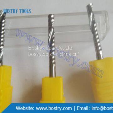 Solid Carbide Single Flute Spiral End Mill Milling Cutter Wood Plastic Cnc Router Bits Cnc Tool Bits photo-4