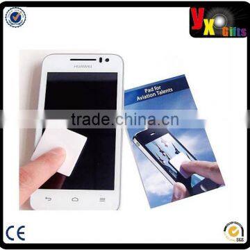 Cleanser Type and PVC,PVC UV printing+foam+microfiber cloth+dust plug Material cellphone wipes