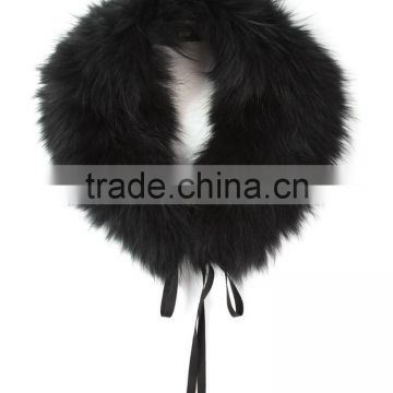 YR926 Factory direct wholesale fur collar/raccoon fur collar/fur shawl collar for coat