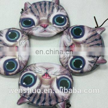 Fashion Cute Cat Face Coin Purses For Teens photo-3