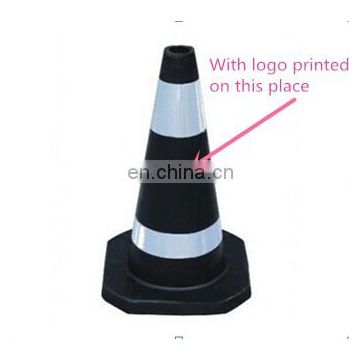 PE Colorful traffic cones,reflective flexible traffic cone bar