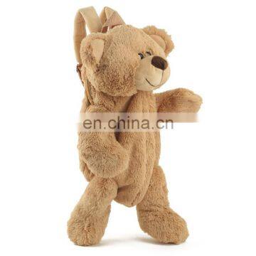 Wholesale Funny Teddy Bear Shaped Plush Backpacks