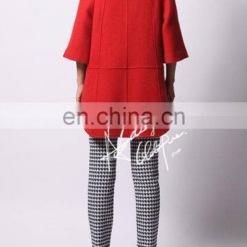 Women Ponchos Winter Woman Wool Coat With Fur Lady Wool Poncho Coat photo-3