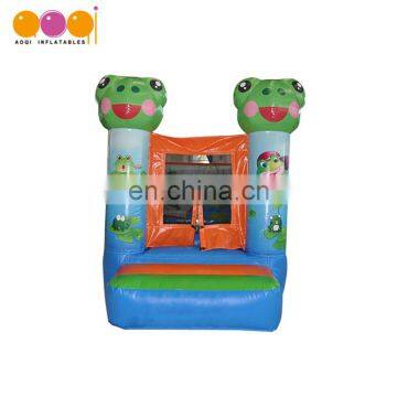 2X2M small frog inflatable indoor jumping bouncers for sale