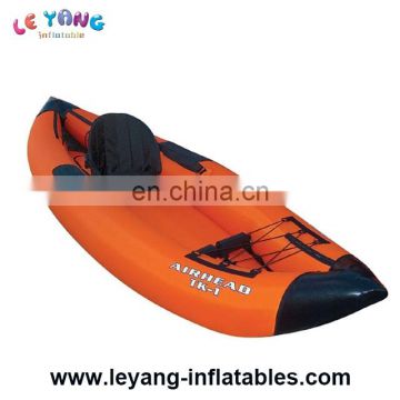 Inflatable fishing kayak hypalon for sale / inflatable kayak single person