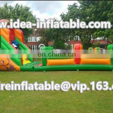 Fashion design outdoor toys giant inflatable obstacle course for kids ID-OB020