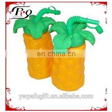 luau tropical plastic palm tree sipper cups with straw