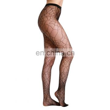 Beautys Love Transparent Spider web jacquard stocking sexy hot women stocking Fishnet Pantyhose girls