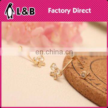 2015 fashion gold designer earing set