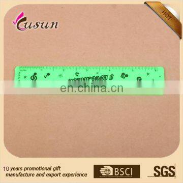 2015 promotional straight plastic lovely ruler for kids OEM design