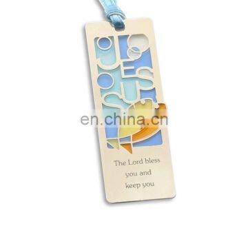 Personalized Engraved/engraving Stainless Steel/brass Metal Souvenir Bookmark photo-3