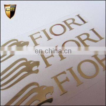 24k gold plating nickel material sticker, widely used in the box above