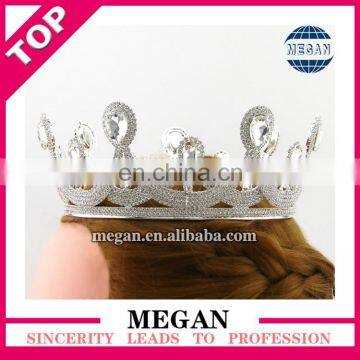 Bridal Wedding Prom Princess Rhinestone Crystal Headband Crystal Pageant Crowns photo-4