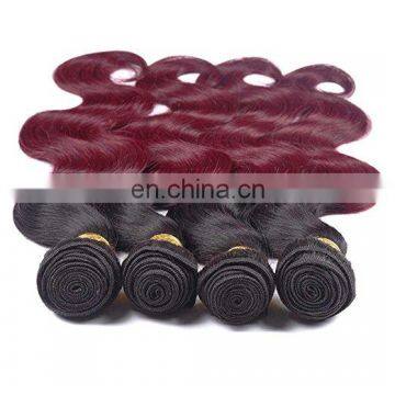Best Virgin Hair Vendors Body Wave Burgundy 99J Ombre Human Hair photo-3