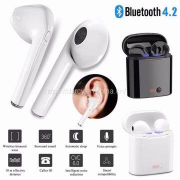 Wireless Headset Earphone Headphones For iPhone 6 7 8 Plus X Android