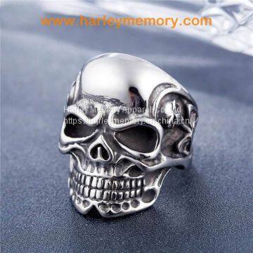 wholesale stainless steel skull rings