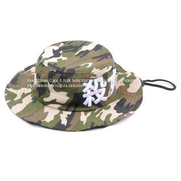 Custom Fashion Short Brim Cotton Bucket Hat photo-2