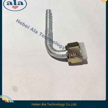 #6 #8 #10 #12Al joint with Al jacket Auto air conditioning fitting Female O-Ring Connector 180 Degree AC Fitting