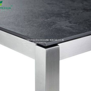 Modern Furniture Compact Laminate HPL Round Dining Table Top photo-3