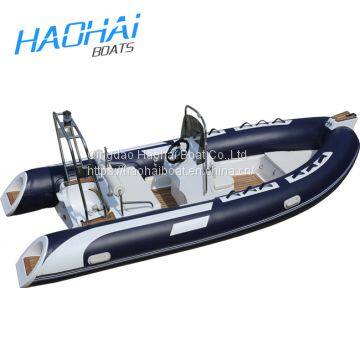 15.7 ft Rigid Hull Inflatable Boat Fiberglass Rib 480 for Sale Inflatable Rib Tender photo-2