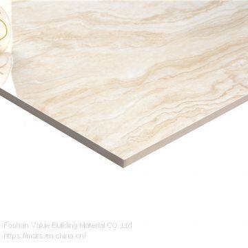 First Choice Glazed Living Room 60x60 White Marble Design Porcelain Floor Tiles photo-3