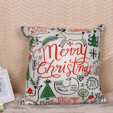 Christmas Style Home Sofa Pillow Case