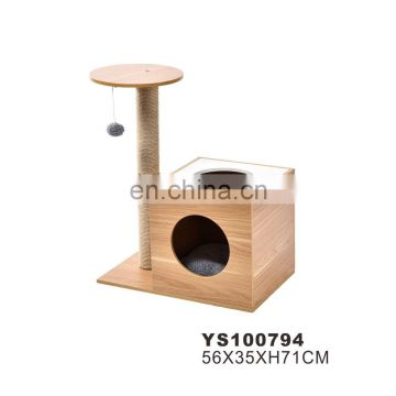 Manufacture Minimalism Home Style Cat Furniture Cat Tree Luxury Wooden Cat Tree